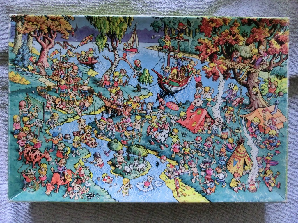 PUZZLE J. Christa, lata 80/90 te, unikat, PRL