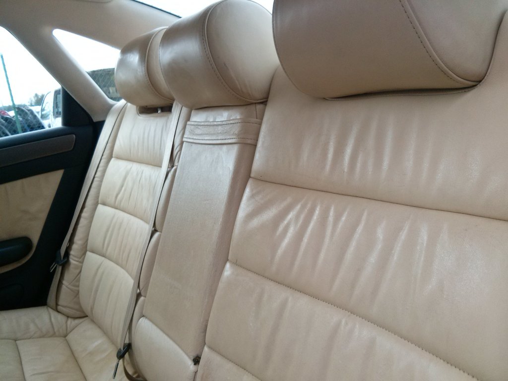 Skórzana tapicerka,Bananowe Skóry Audi A6 C5