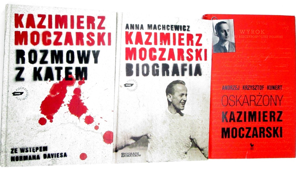 KAZIMIERZ MOCZARSKI ROZMOWY Z KATEM BIOGRAFIA + X3
