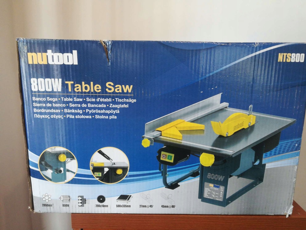 Pilarka tarczowa nutool 800W table saw