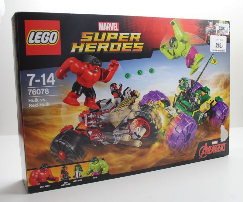 LEGO HULK VS CZERWONY HULK 76078