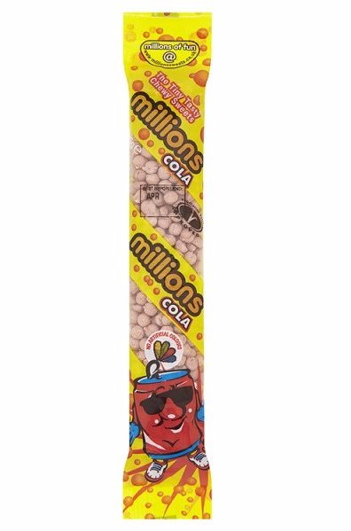 Cukierki Millions Cola tube z Anglii