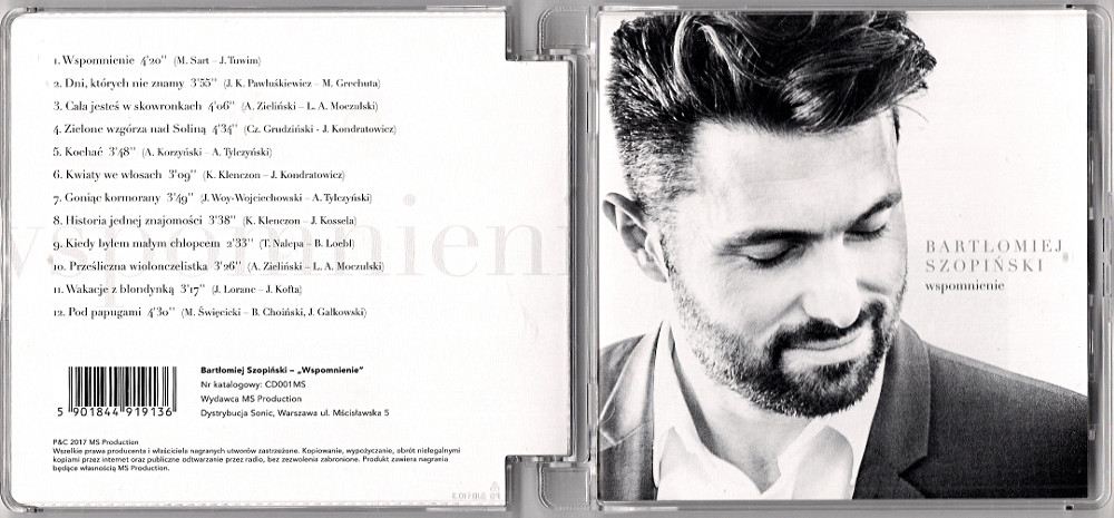 BARTŁOMIEJ SZOPIŃSKI - WSPOMNIENIE [CD]