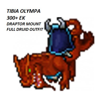 TIBIA OLYMPA 300+ EK MOUNT+OUTFIT-BEZ QUESTÓW