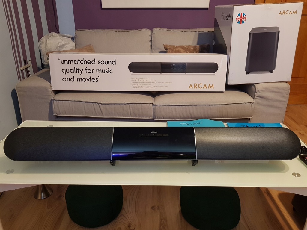 Soundbar Arcam Solo Bar Plus + Subwoofer Solo SUB