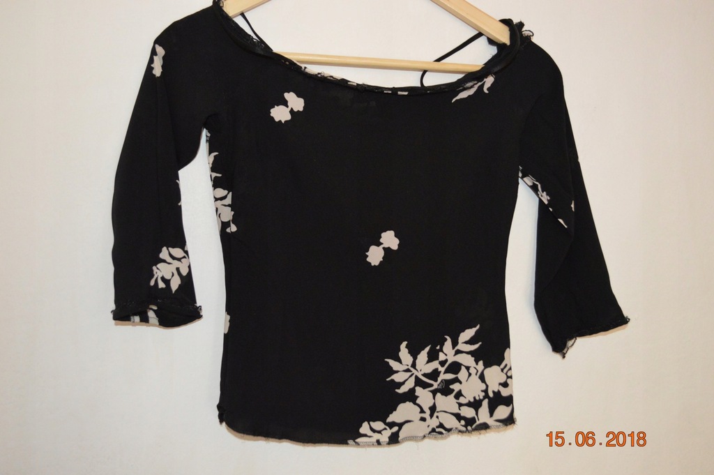 CELYN B ( ELISABETTA FRANCHI) BLUZKA LOGO PRINT /S