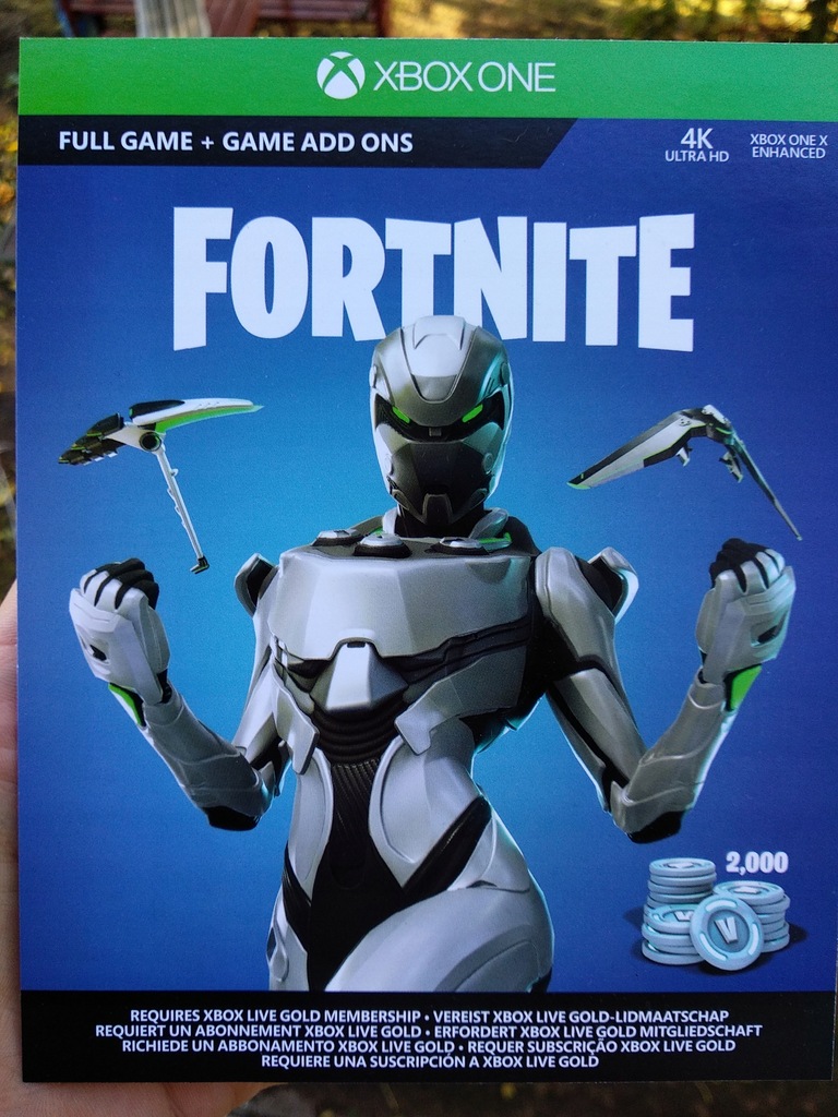 FORTNITE Kod 2000 vdolce + Eon Skin pack XBOX ONE. - 7645129268