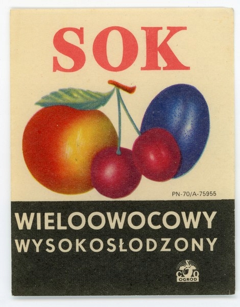 Dżem wiśniowy, CSO Ogród Warszawa, 1972