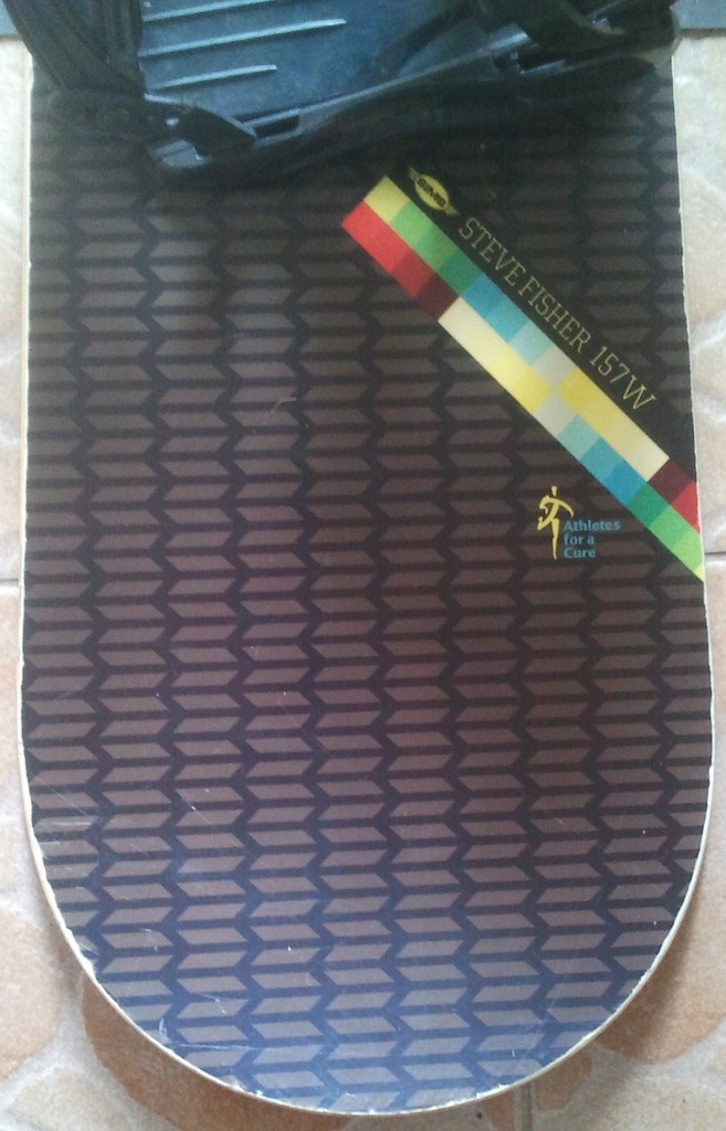 SNOWBOARD SIMS STEVE FISHER PRO 157 CM RAGE FASTEC