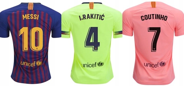 FC Barcelona 18/19 Koszulka z własnym nazwiskiem