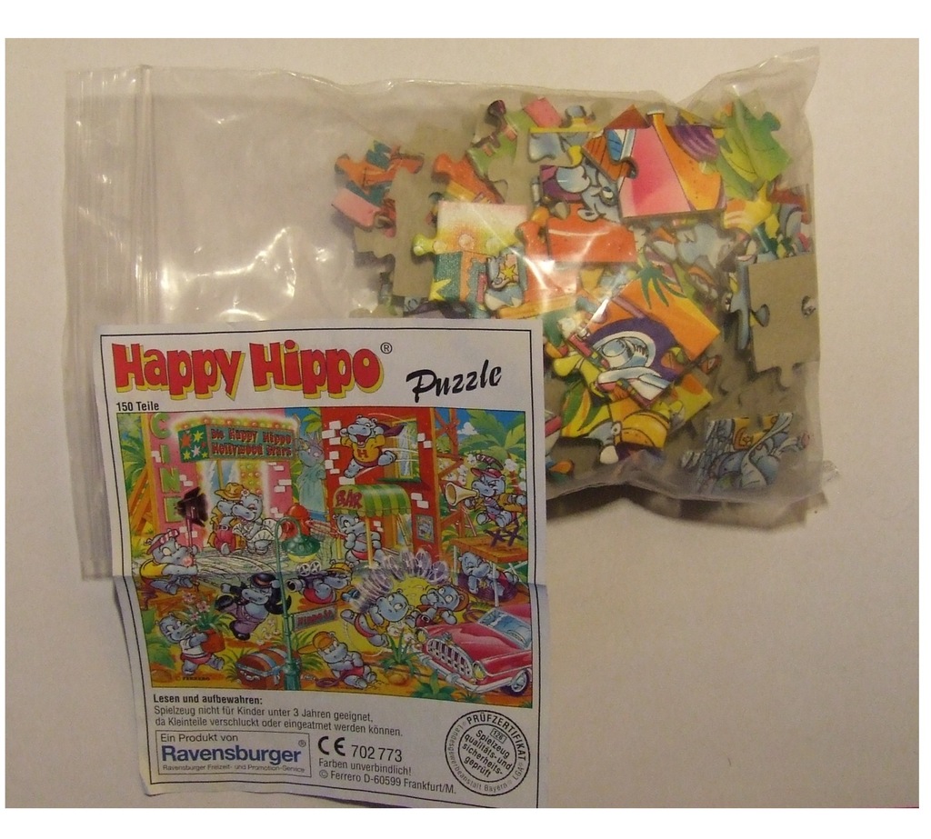 KINDER - HAPPY HIPPO HOLLYWOOD - MEGA-PUZZLE