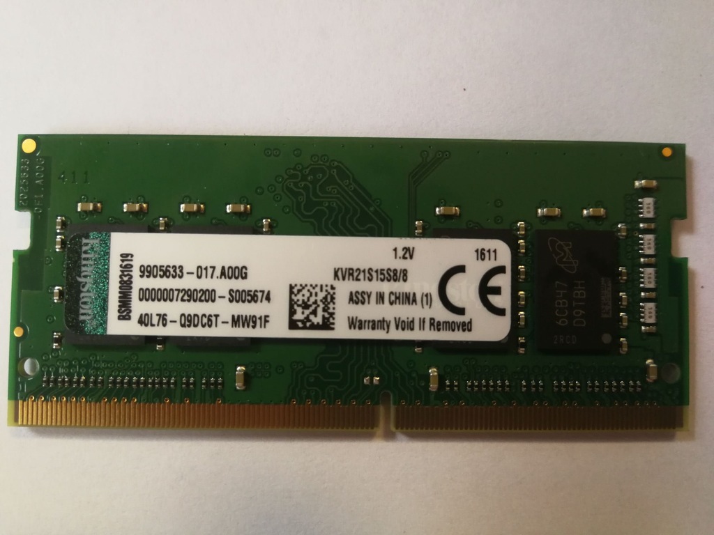 Pamięć RAM DDR4 SODIMM 8GB 2133MHz - 7201017929 - oficjalne archiwum ...