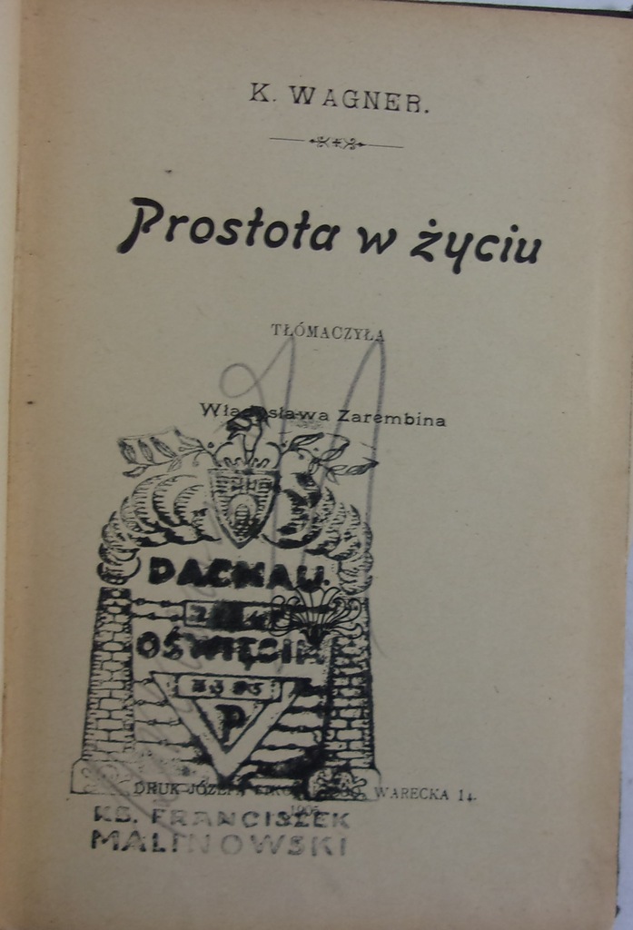 Karol Wagner  - Prostota w życiu