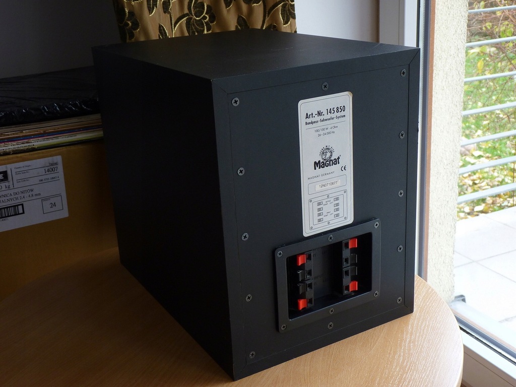 kolumny MAGNAT 3Way Bass Reflex+Bandpass Subwoofer 7689380881