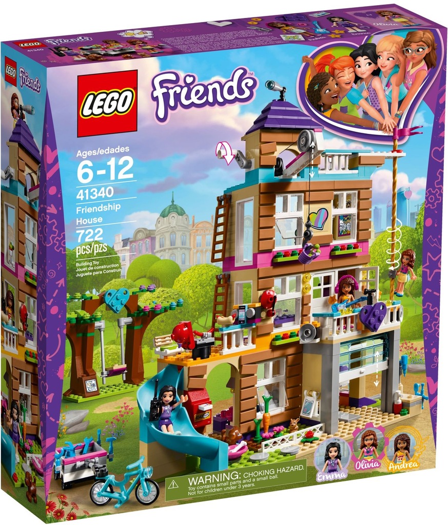 LEGO 41340 FRIENDS DOM PRZYJAŹNI W-WA