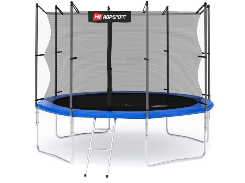 TRAMPOLINA OGRODOWA 10FT A SIATKĄ WEW DRABINKĄ 305
