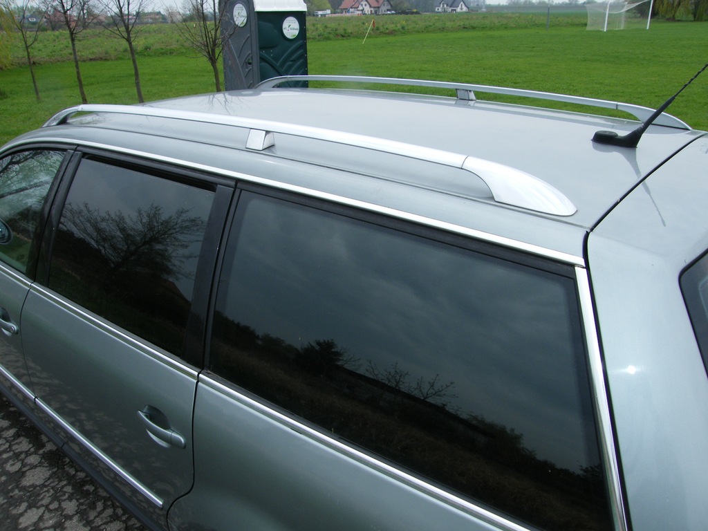 VW PASSAT B5 FL KOMBI - RELINGI CHROM POŁYSK KPL.