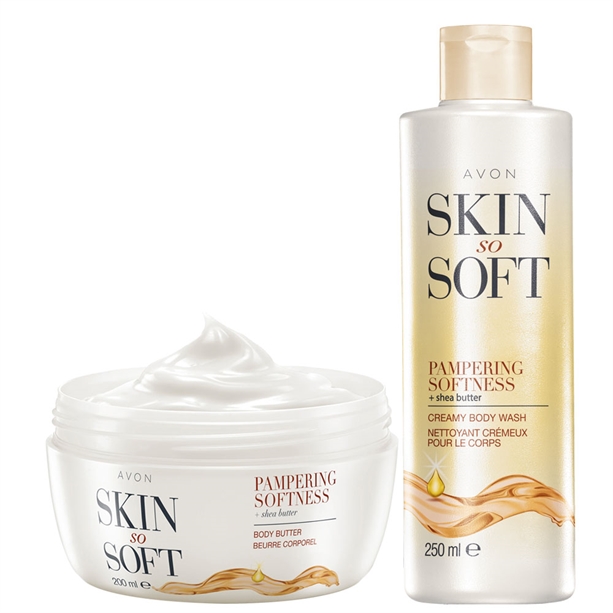 Avon Skin So Soft ZESTAW Balsam + Żel