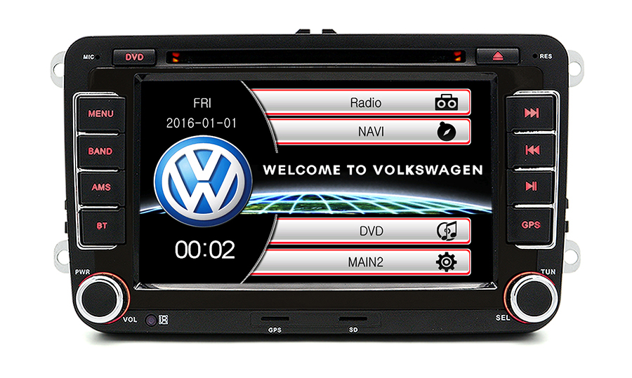 NAWIGACJA 2DIN RADIO VW PASSAT B6 B7 GOLF 5 V 6 VI