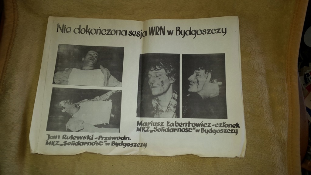 PLAKAT AFISZ SOLIDARNOŚĆ - Rulewski, Łabentowicz