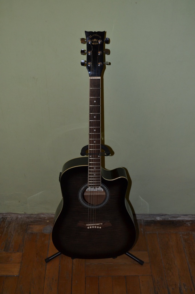 Gitara MORRISON MGW305CEQ/BKS komplet