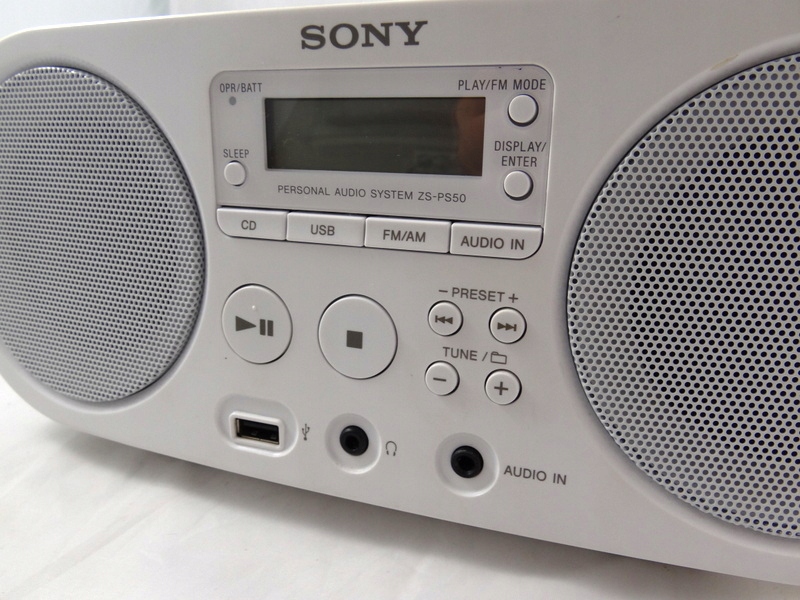 RADIOODTWARZACZ CD MP3 SONY ZS-PS50 SUPER STAN