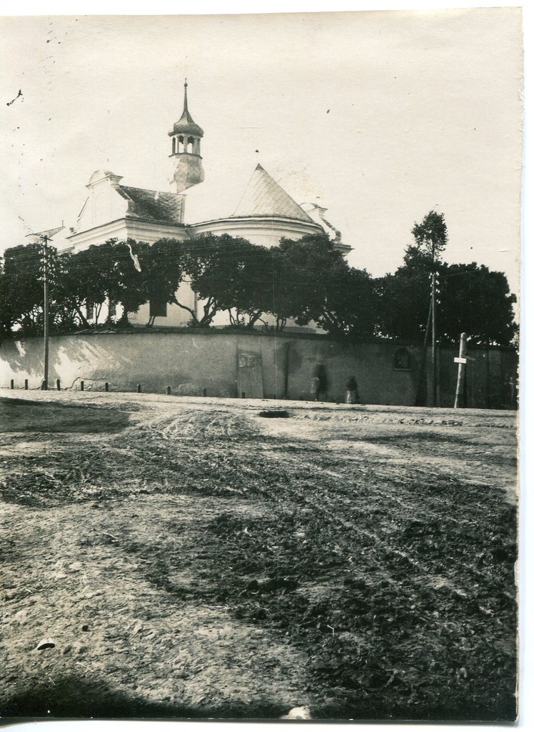 Piaski Luterskie Kosciol Foto ok. 1920