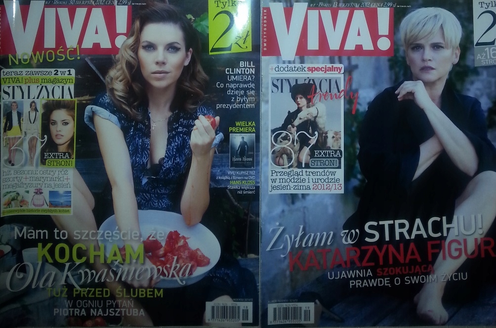 2 x VIVA 2012 Ola KWAŚNIEWSKA, Katarzyna FIGURA