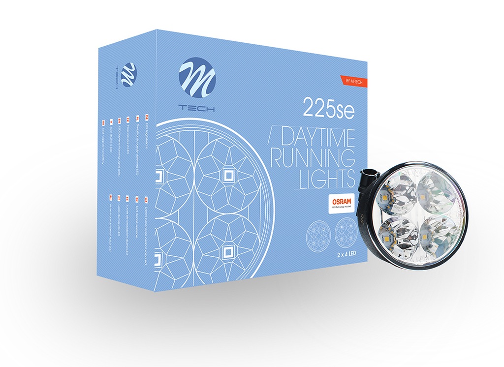 LAMPY DZIENNE LED LD225SE M-TECH OSRAM ZABRZE !!
