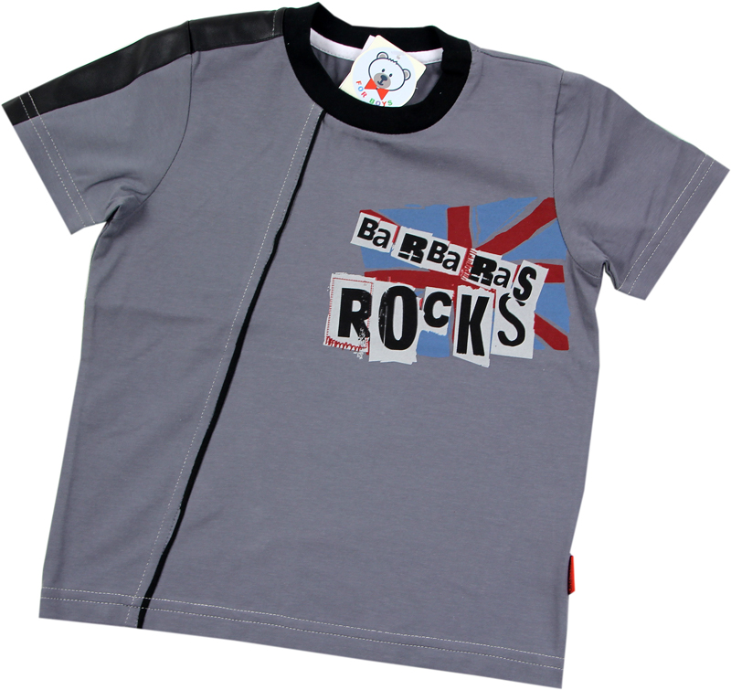 Zuzka704 T-Shirt Barbaras 92 Rock Grafit Flaga