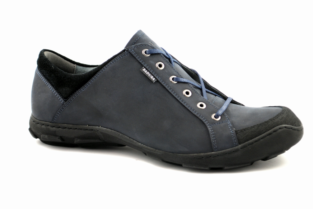 BADURA 3176 wygodne buty Skóra Granat komfort R.43