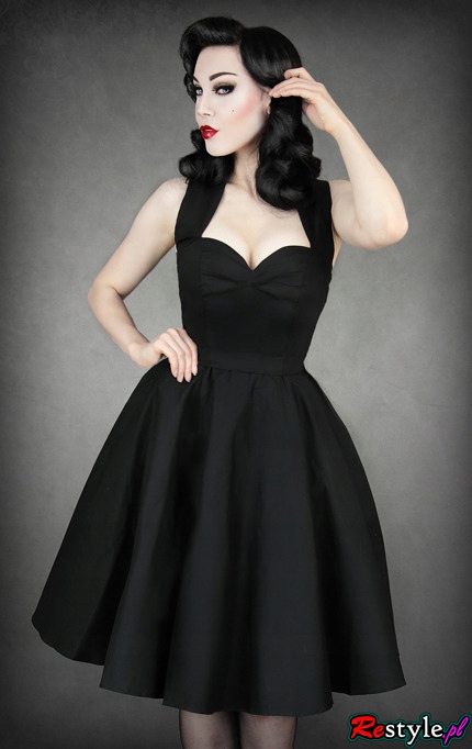 Restyle pin up gothic vintage retro sukienka goth