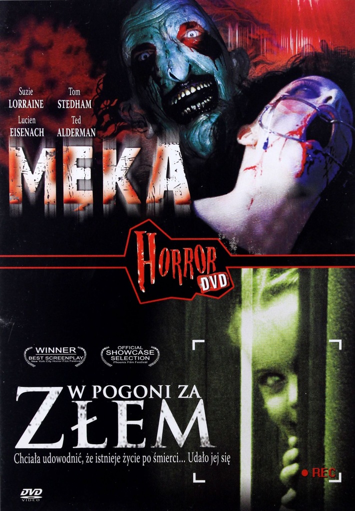 HORROR DVD: MĘKA / W POGONI ZA ZŁEM [DVD]