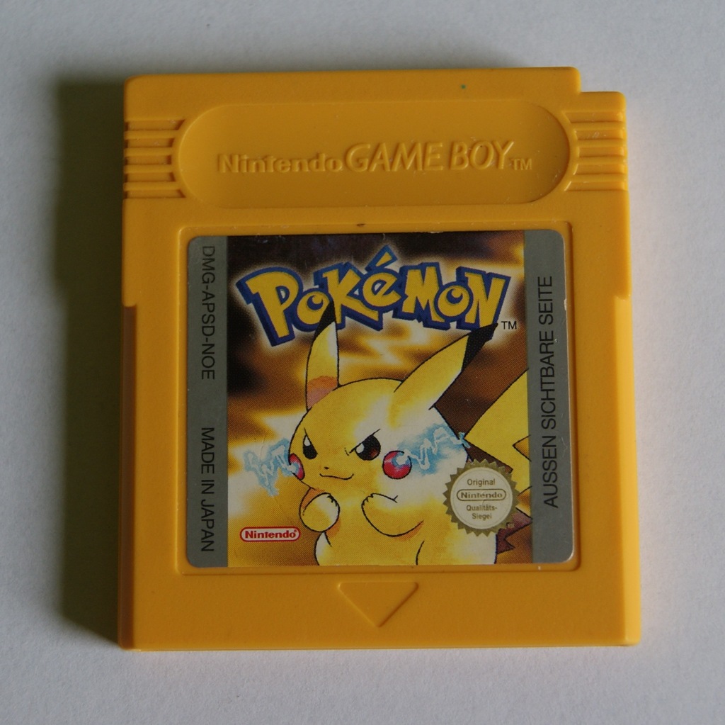 Pokemon Yellow - Gameboy - Rybnik