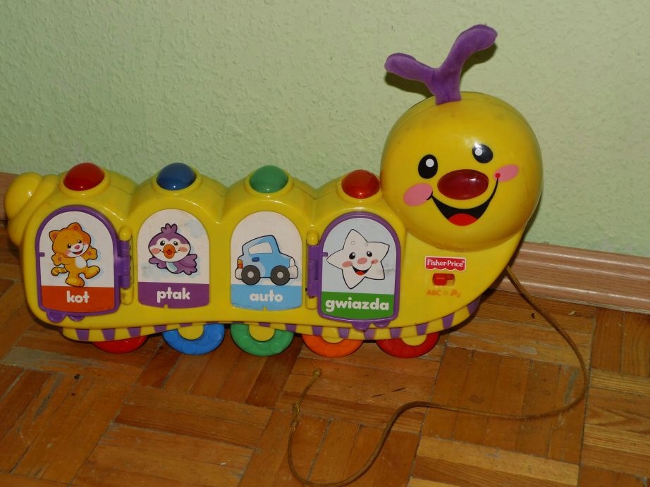 FISHER PRICE - gąsienica gawędziarka - po polsku