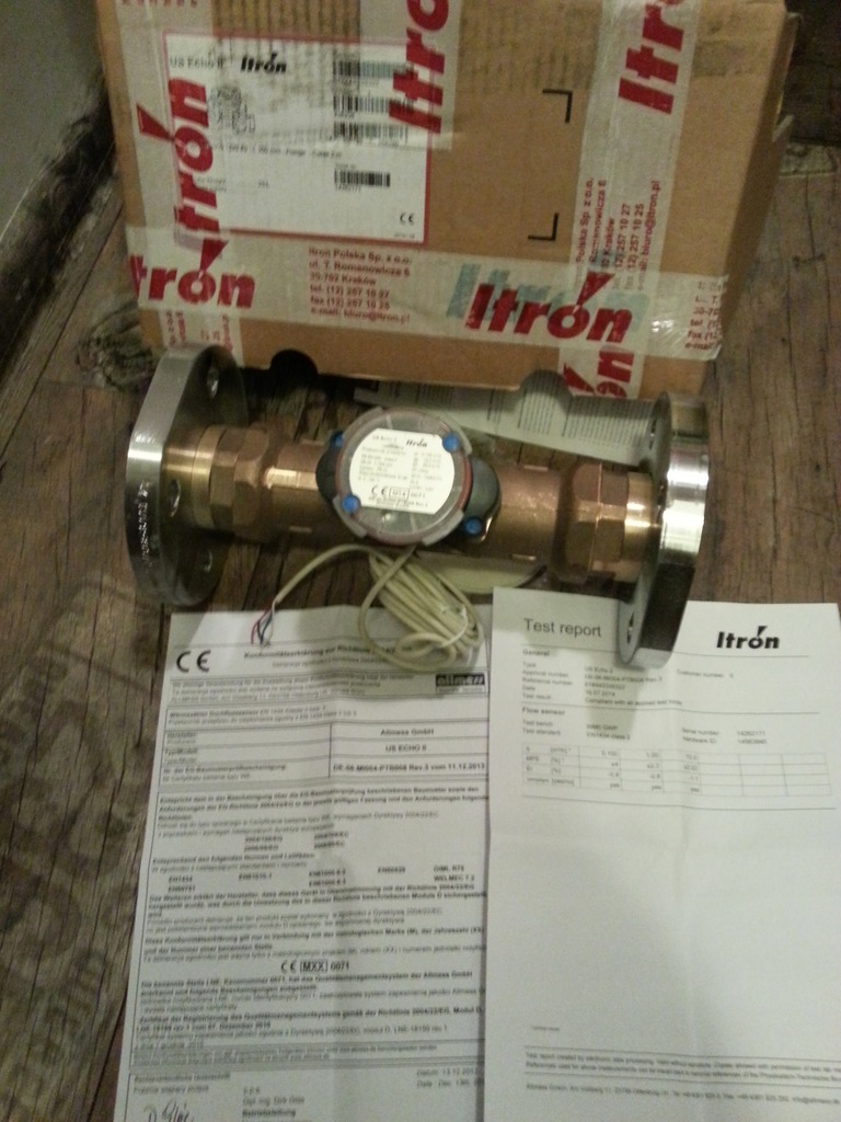 LICZNIK CIEPŁA CIEPŁOMIERZ ITRON DN 40 US ECHO II