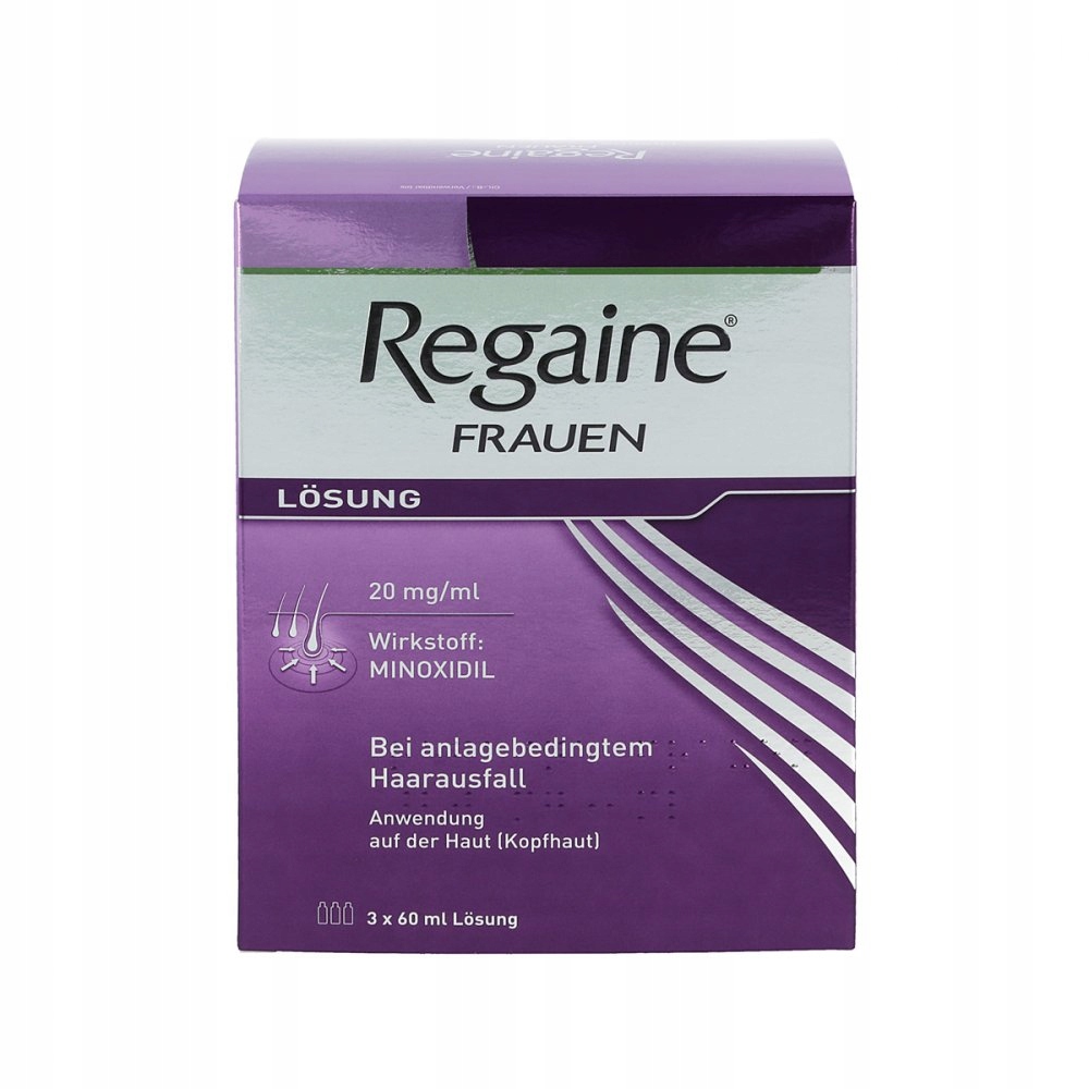 Regaine minoxidil dla kobiet 3*60ml łysienie Hit