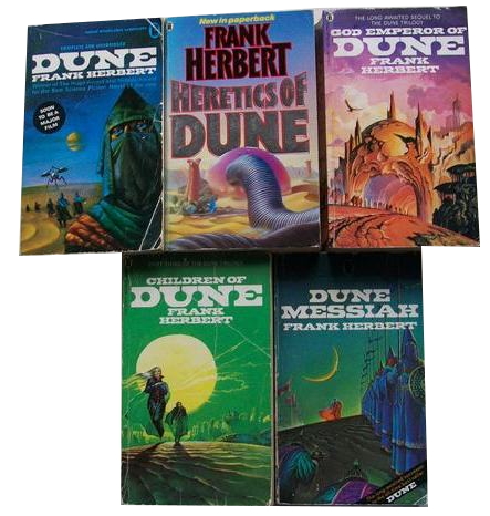 FRANK HERBERT - DUNE: COLLECTION OF 5 BOOKS