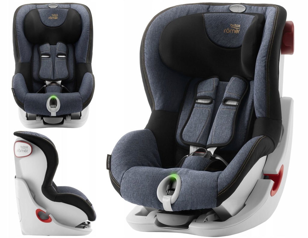 ROMER KING II LS 9-18kg BIAŁA SERIA BLUE MARBLE