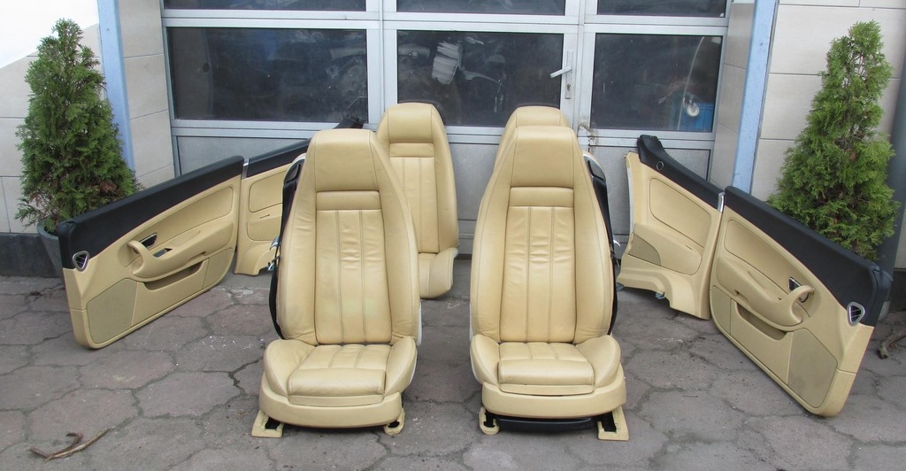 BENTLEY CONTINENTAL GT KOMPLET FOTELI WNETRZE