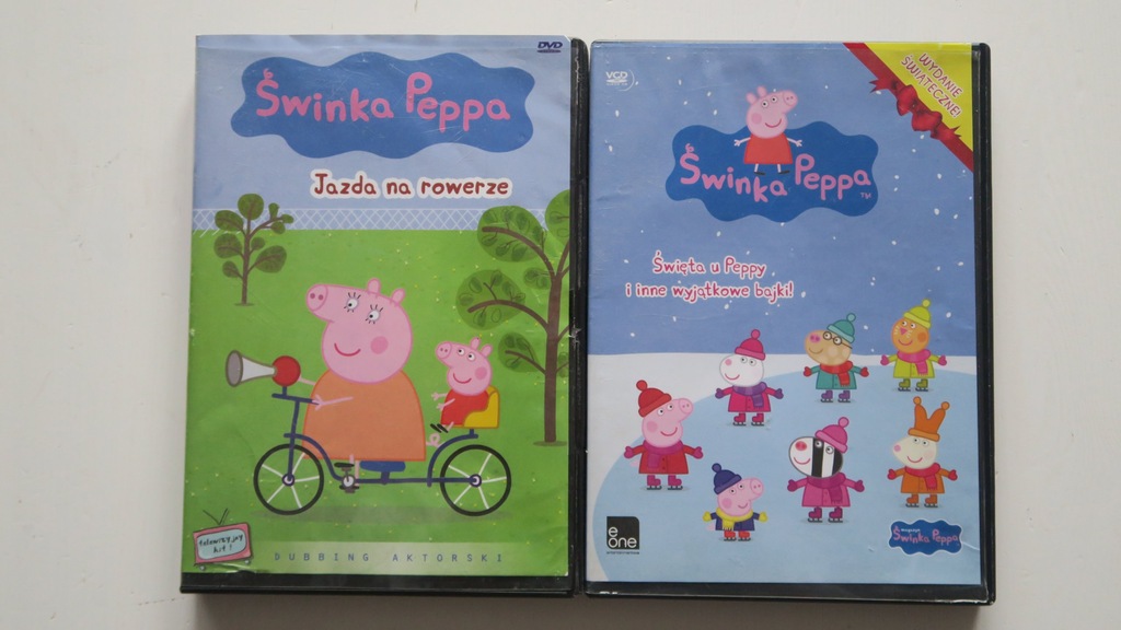 Świnka Peppa 2x Film Bajka Animacja DVD i VCD