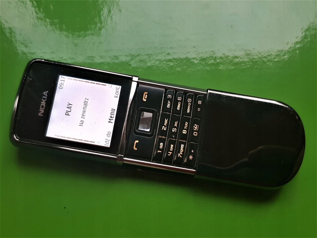 NOKIA 8800 SIROCCO BLACK GERMANY - 7546574783 - Oficjalne Archiwum Allegro