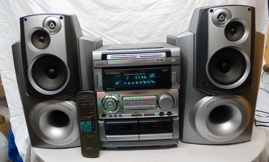 NAJMOCNIEJSZA AIWA NSX-S909MEGA+KOLIMNY+PILOT SPRA