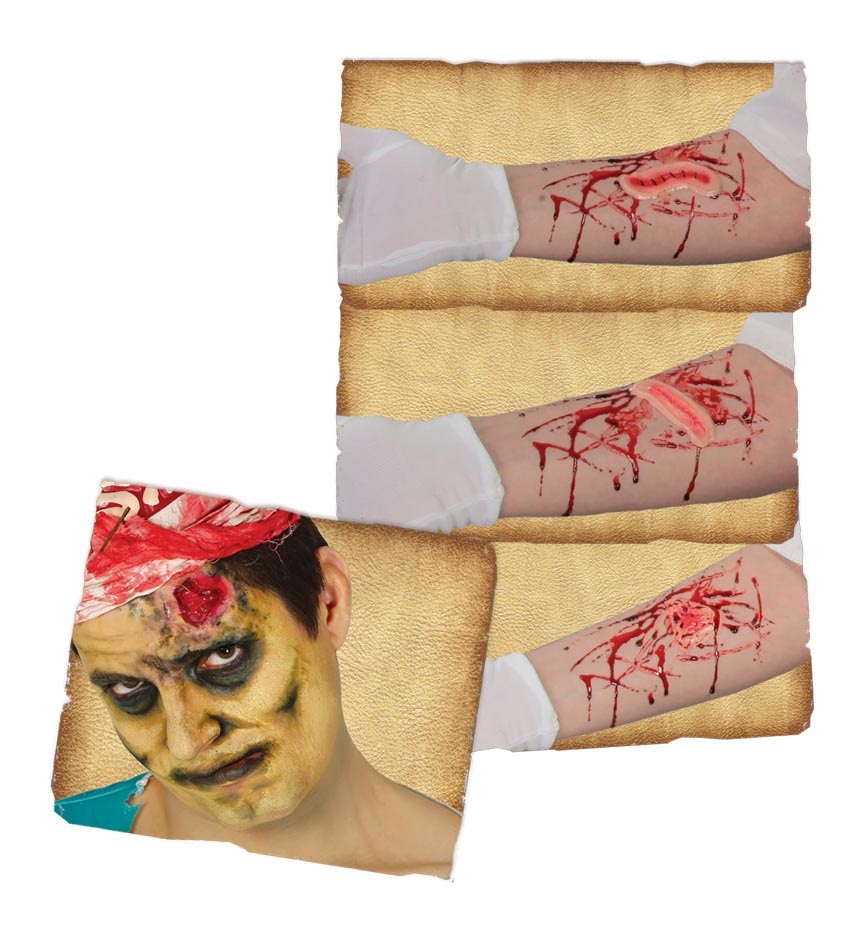 SZTUCZNA RANA PODCIĘTA ŻYŁA Różne rany Halloween