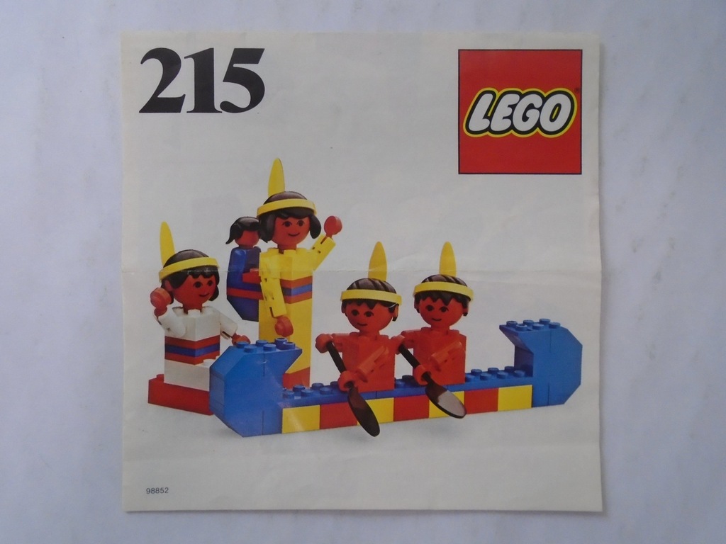 LEGO INSTRUKCJA Building Set Red Indians 215