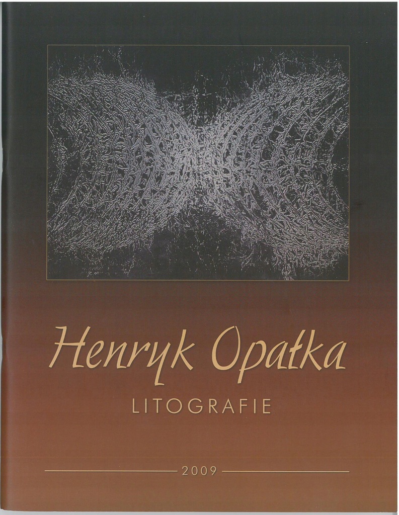 Henryk Opałka. Litografia.