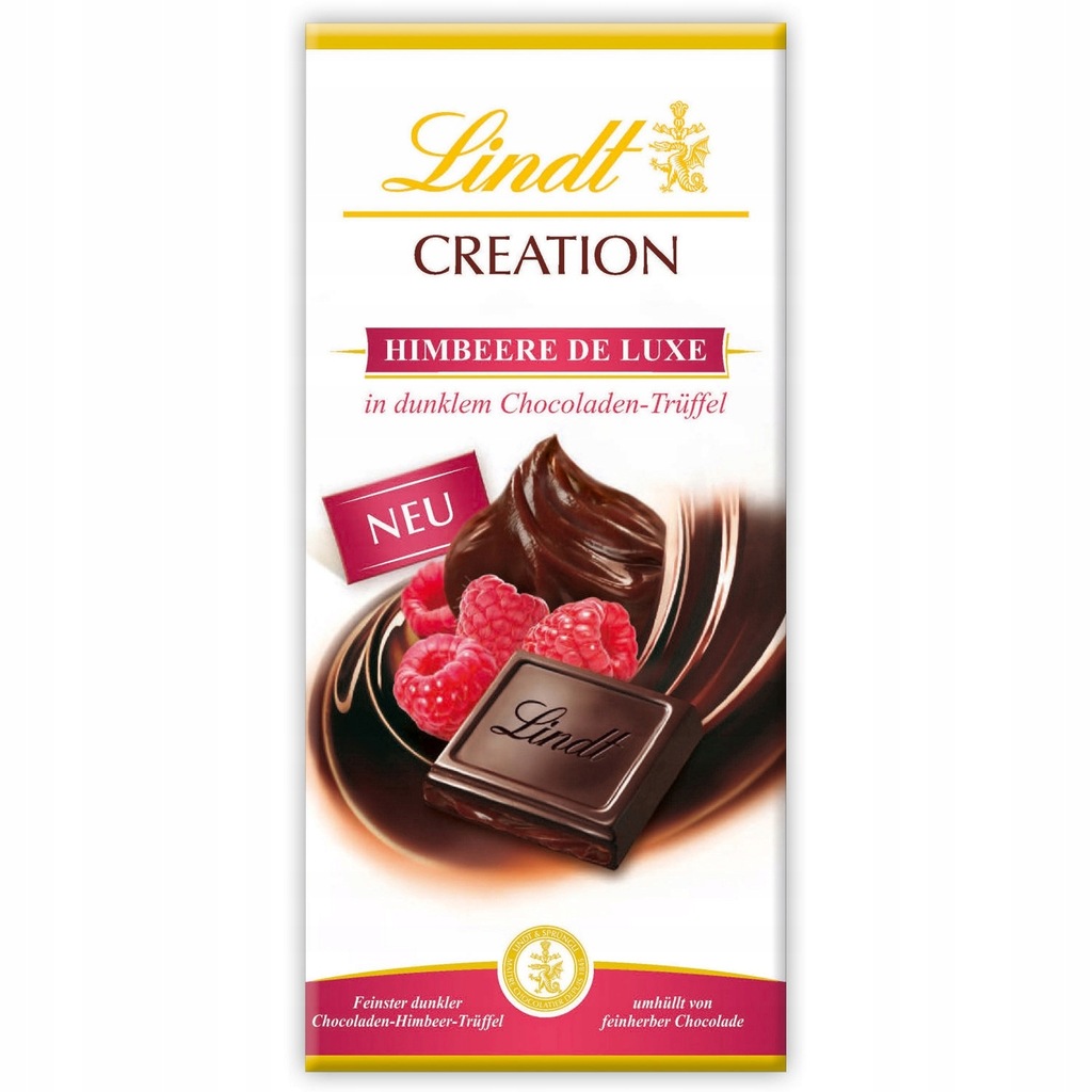 Lindt Czekolada Malinowa De LUX 150g