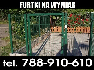 OGRODZENIE OGRODZENIA PANELOWE - FURTKA KOMPLETNA
