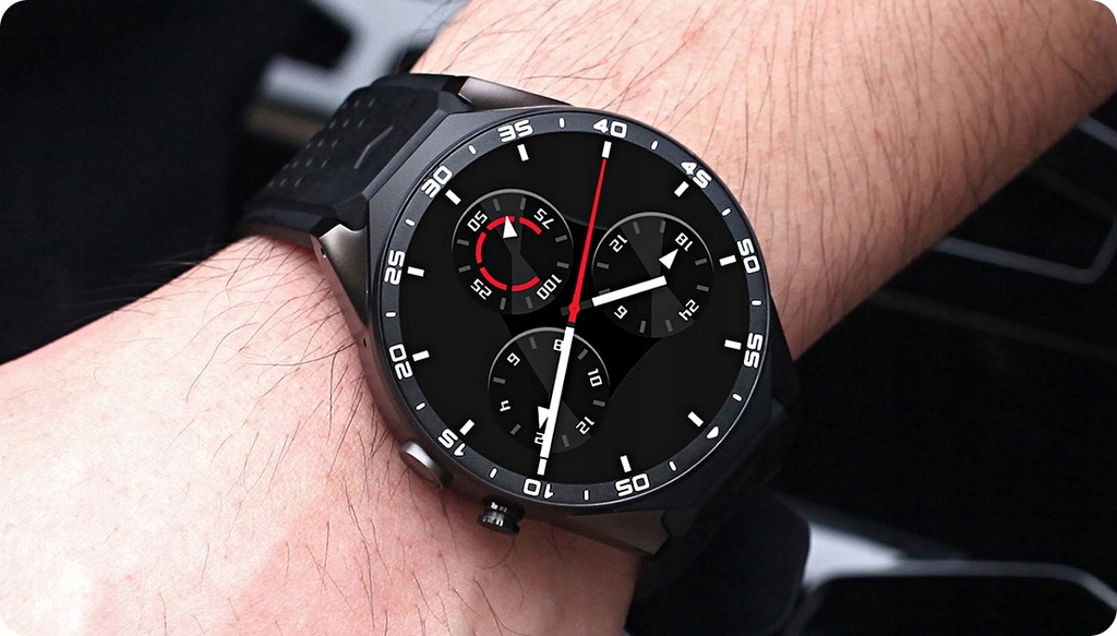 SmartWatch Zegarek TELEFON Z GPS NA KARTE SIM 7558424108 oficjalne