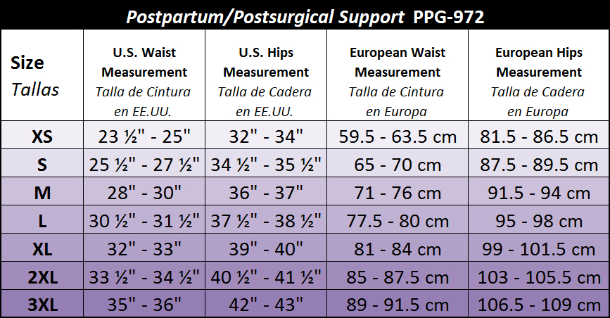 Postpartum Support Girdle (PPG-972)